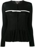 zipped peplum jumper 