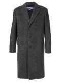 contrast sleeve knitted coat