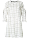 plaid shift dress
