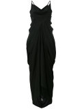 oversize draped dress