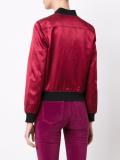 zipped bomber jacket 