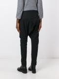 drop crotch slim pants 