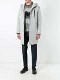 zipped mid hoodie