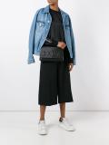 embossed logo crossbody bag