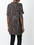 abstract printed tunic