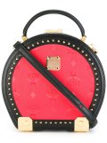 round studded shoulder bag