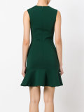 peplum mini dress