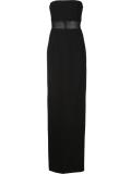 sheer detailing long dress