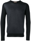 embroidered knitted sweater