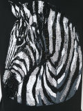 embellished zebra t-shirt