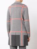 plaid cardi-coat