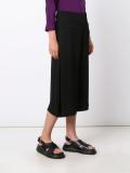 cropped wide-leg trousers