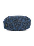 checked flat cap