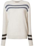 striped detailing jumper