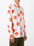 peach print shirt
