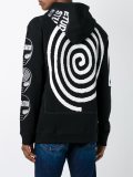 logo print hoodie