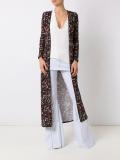 long knit cardigan