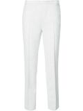 straight cropped trousers