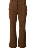 suede flared pants 