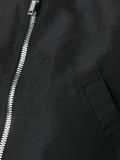 Glitter cropped bomber jacket
