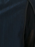 mesh panel shirt