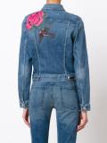 'fox' patches jacket