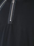 zip collar T-shirt 