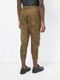 floral embroidered track trousers