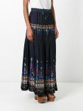 Tribal Lace printed maxi skirt