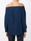 off-shoulder shirt