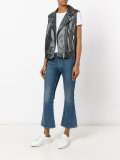 sleeveless biker jacket 