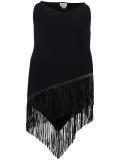 fringed wide scarf