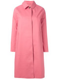 button up hooded coat 