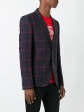 checked blazer 