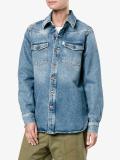 oversized denim shirt