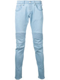 ribbed trim jeans 