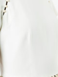 pearl seam flared dress