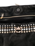 studded shoulder strap tote