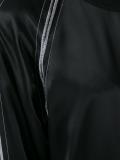 exposed seam satin sweatshirt
