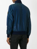 arm patch bomber jacket