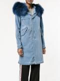 raccoon fur hood unlined parka