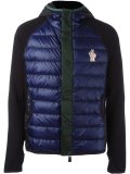 hooded buttoned jacket