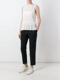 pleated hem top