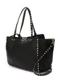 'Rockstud'梯形手提包