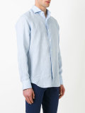 spread collar shirt     