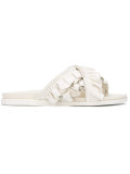 crisscross strap sandals