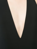 low cut halterneck body