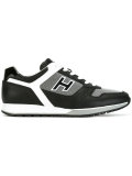 panelled sneakers