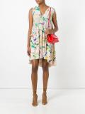 floral print V-neck dress