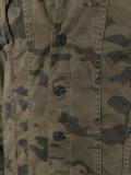 camouflage print hooded jacket